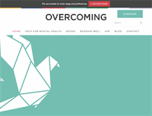 Tablet Screenshot of overcoming.co.uk